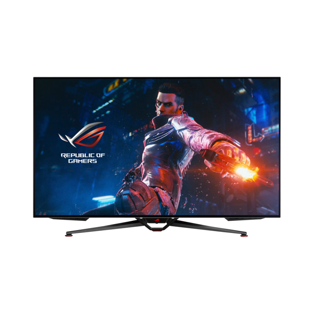 ASUS ROG SWIFT PG48UQ 48 Inch 138Hz 4K UHD HDMI 2.1 0.1ms OLED Gaming Monitor - Black