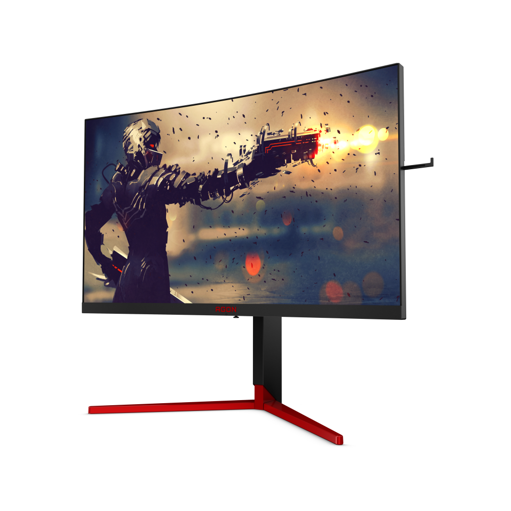AOC AGON AG273QCG 27 Inch 165Hz QHD 1ms Curved Gaming Monitor - Black