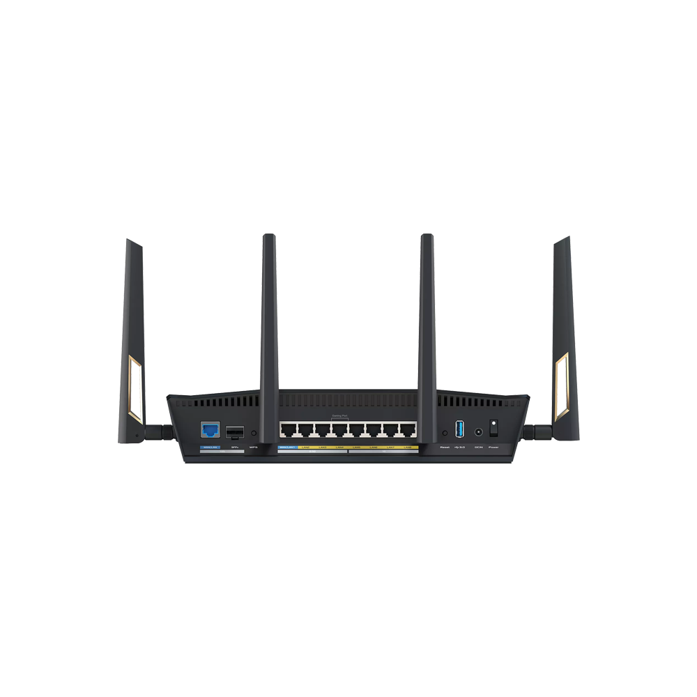 ASUS RT-BE88U Dual-band WiFi 7 AiMesh Extendable Performance Router 4K-QAM - Black