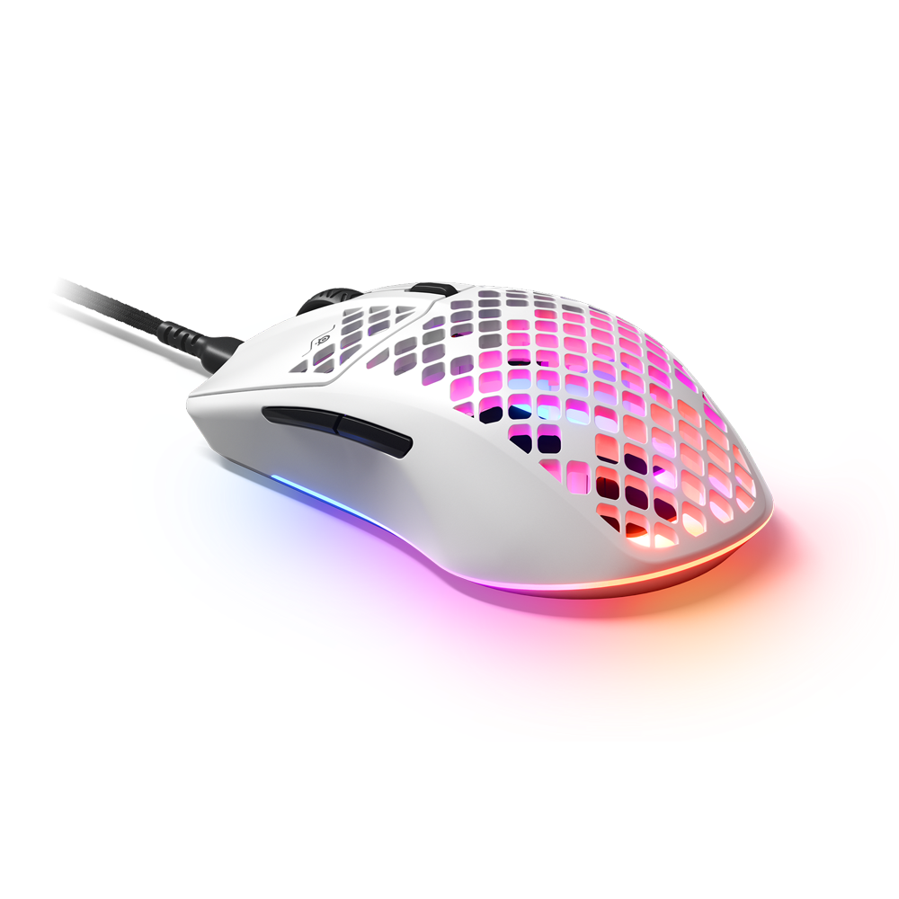 STEELSERIES AEROX 3 Wired Gaming Mouse Snow