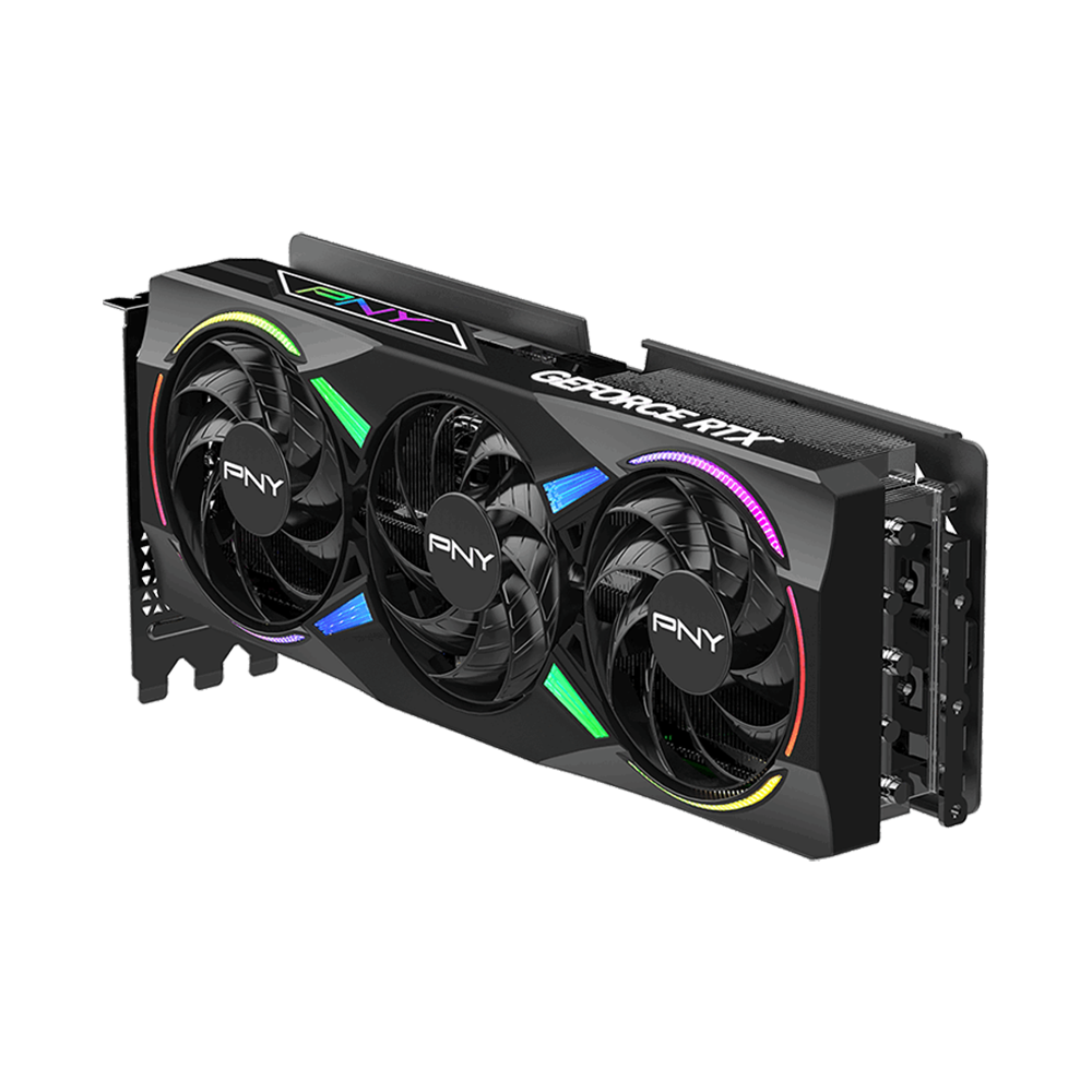 PNY Nvidia GeForce RTX 5070 Ti 16GB ARGB EPIC-X RGB Overclocked Triple Fan Graphics Card - Black