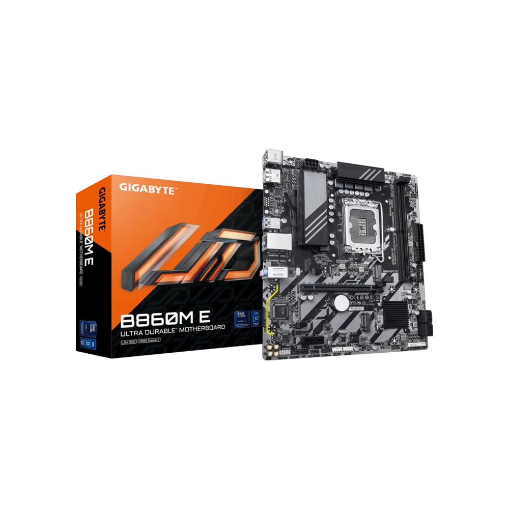 GIGABYTE B860M-E DDR5 Motherboard - Black