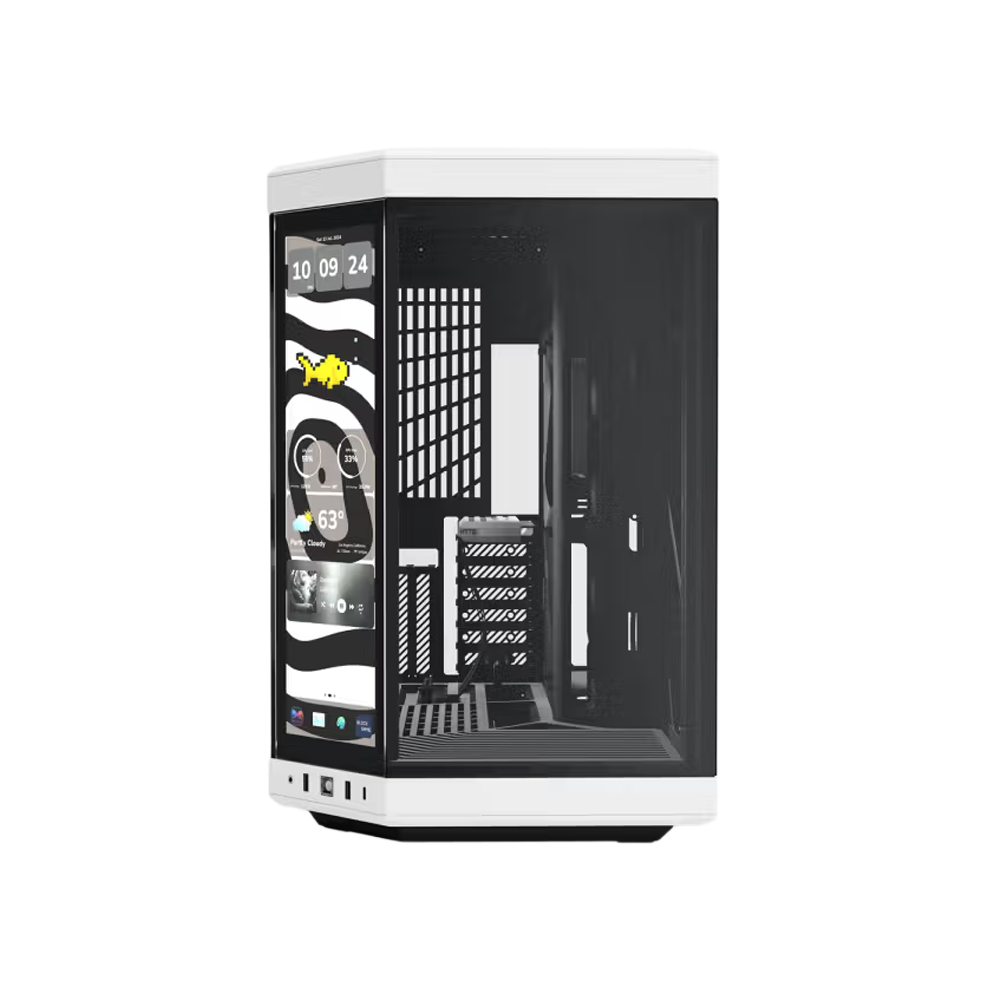 HYTE Y70 TOUCH INFINITE 14.5 Inch Integrated IPS Touchscreen ATX Case - Panda