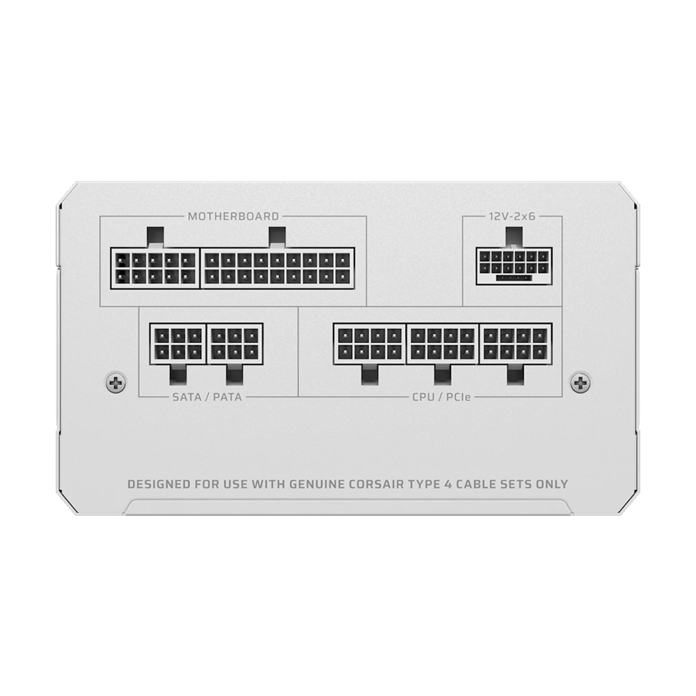 CORSAIR RMe Series RM850e Fully Modular Low-Noise ATX Power Supply - White