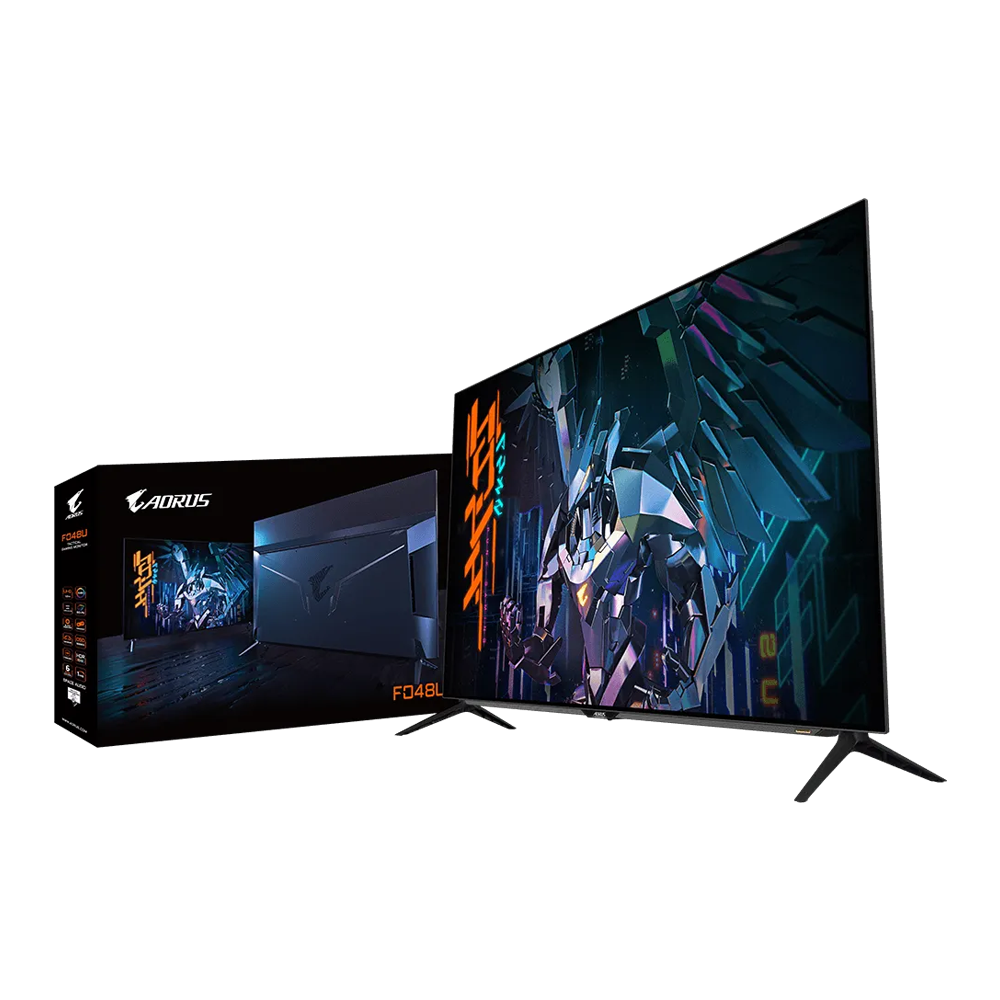 GIGABYTE AORUS FO48U 48 Inch 4K HDMI 2.1 120Hz Gaming Monitor - Black
