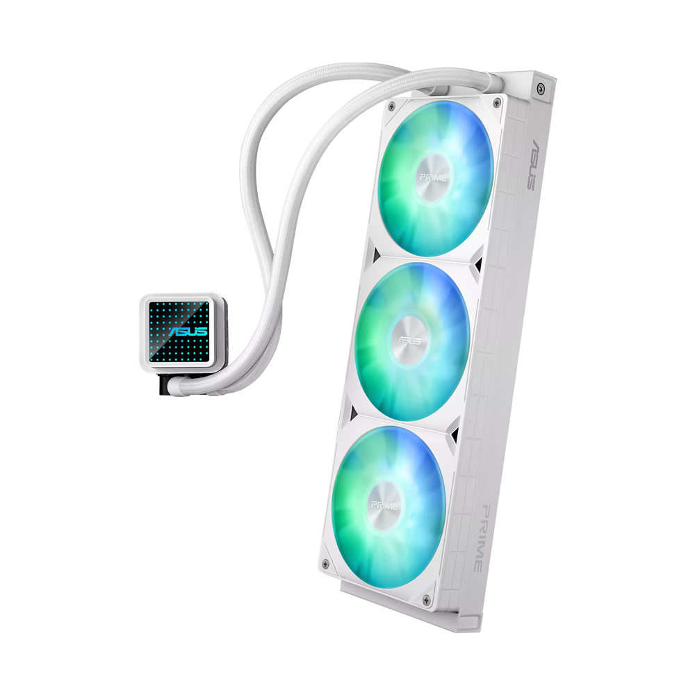ASUS PRIME 360 ARGB AIO Liquid CPU Cooler - White