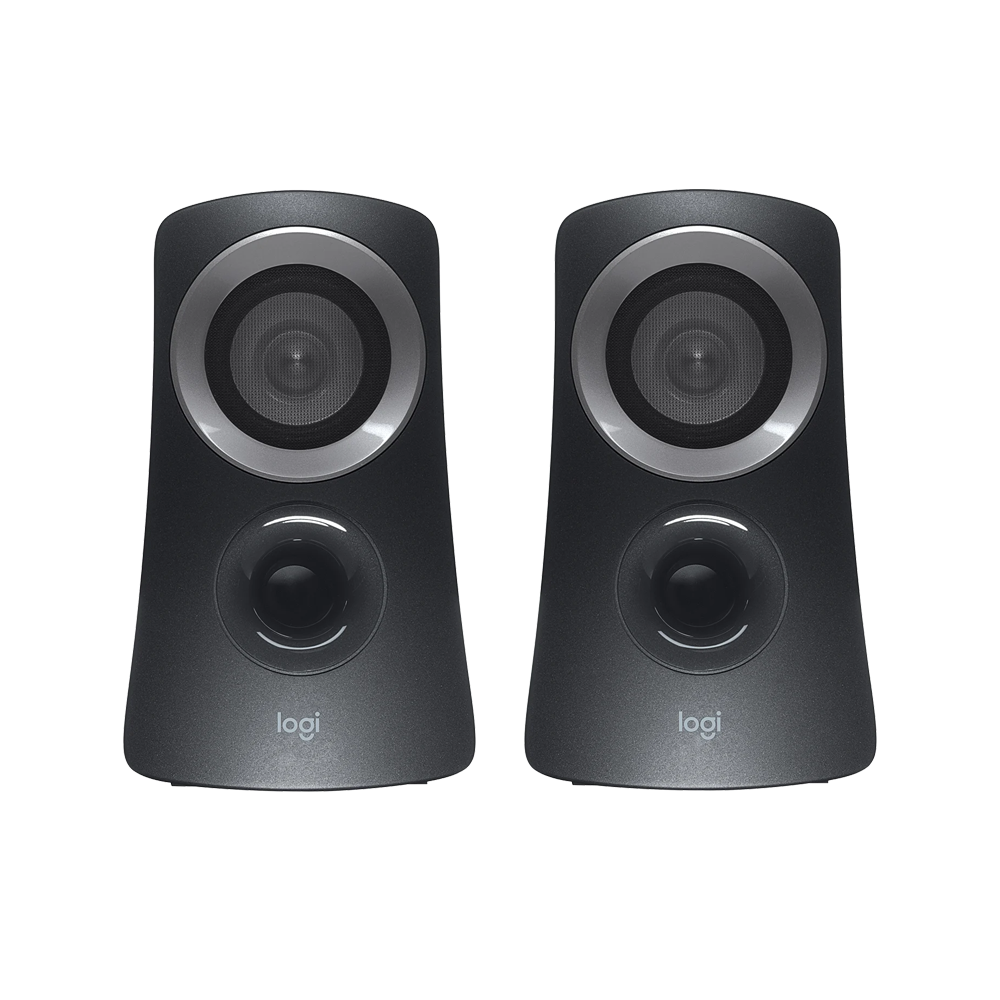 LOGITECH Z313 Speaker System With Subwoofer - Black