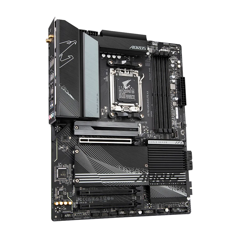 GIGABYTE AORUS X670 AORUS ELITE AX DDR5 Motherboard - Black