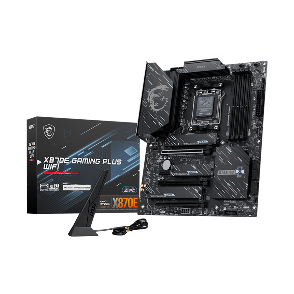 MSI X870E GAMING PLUS WIFI DDR5 Motherboard - Black