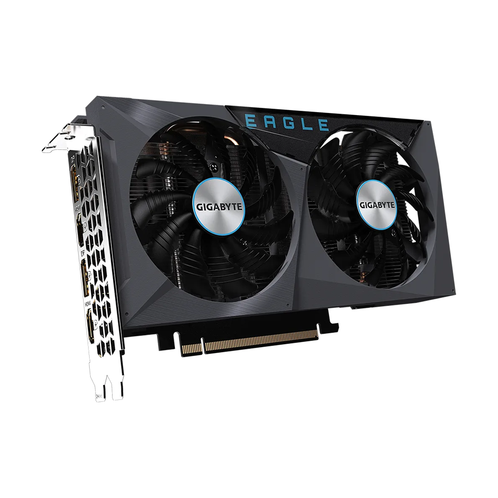 GIGABYTE NVIDIA GEFORCE 3050 EAGLE OC 8GB GDDR6 Graphics Card - Black
