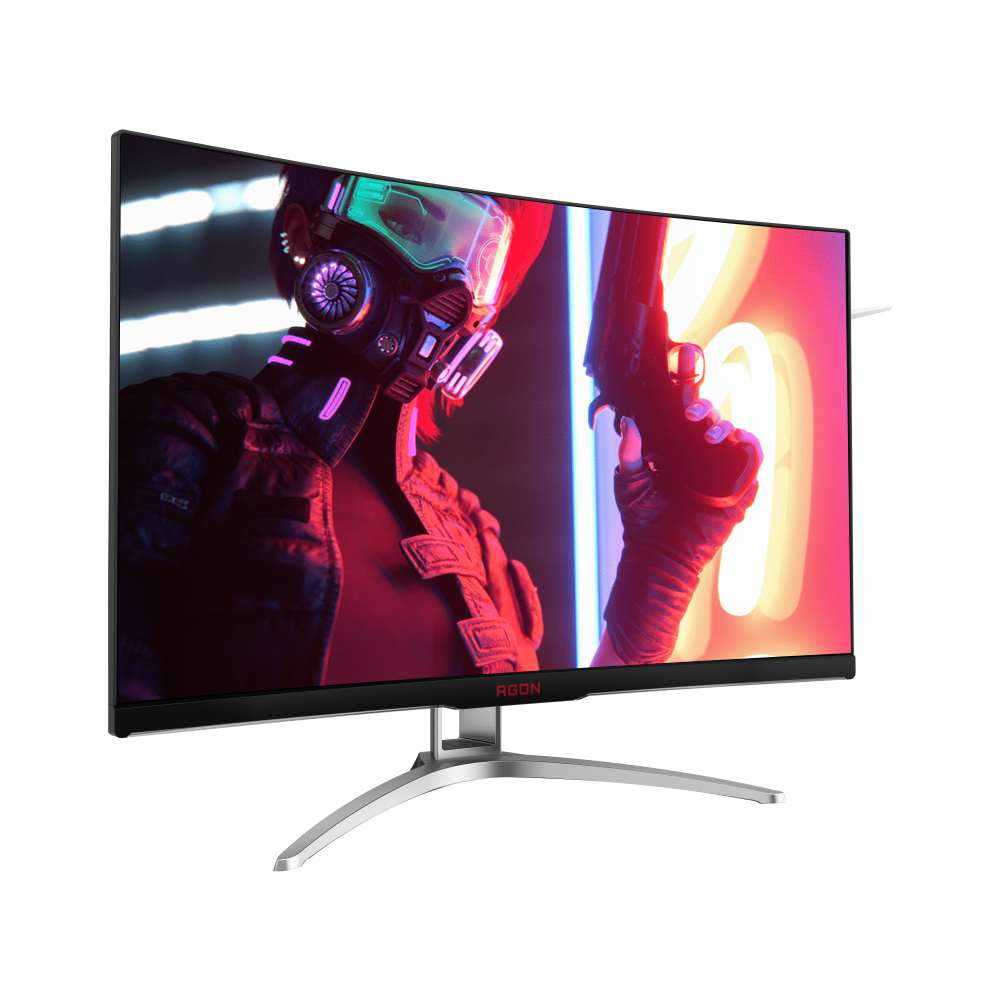 AOC AG322FCX1 31.5 Inch 144Hz FHD 1ms Curved Monitor - Black