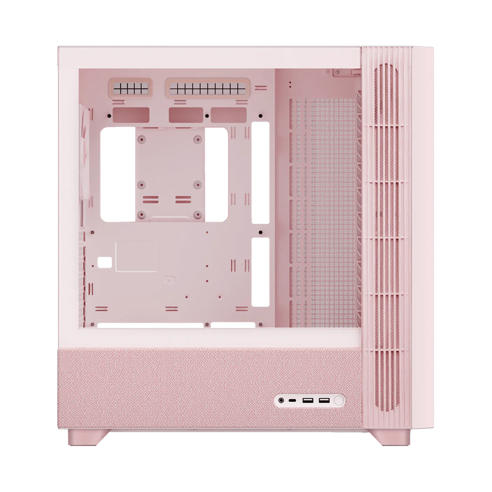 TRYX FLOVA F50 Mid Tower ATX Case - Pink