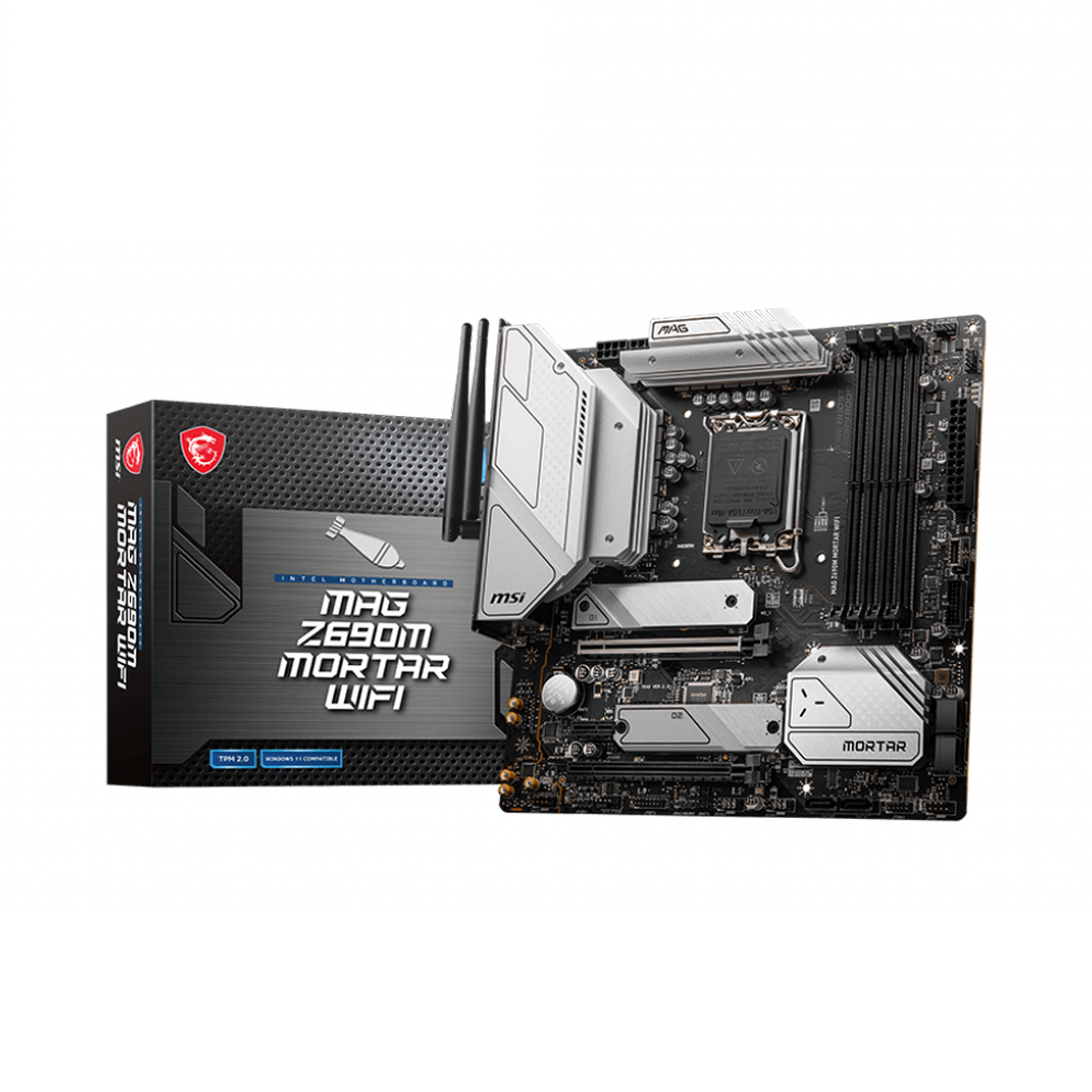 MSI MAG Z690M MORTAR WIFI DDR5 Micro ATX Motherboard
