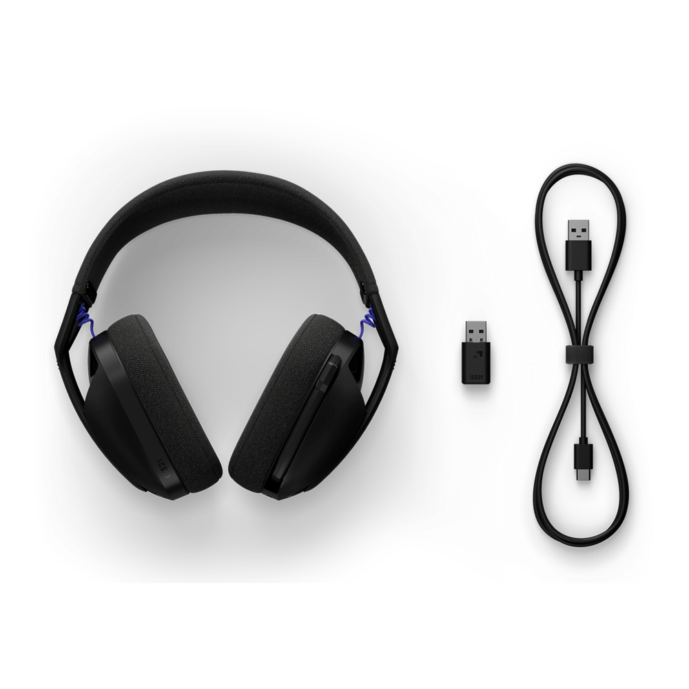 LOGITECH G321 LIGHTSPEED Wireless Bluetooth Gaming Headset - Black