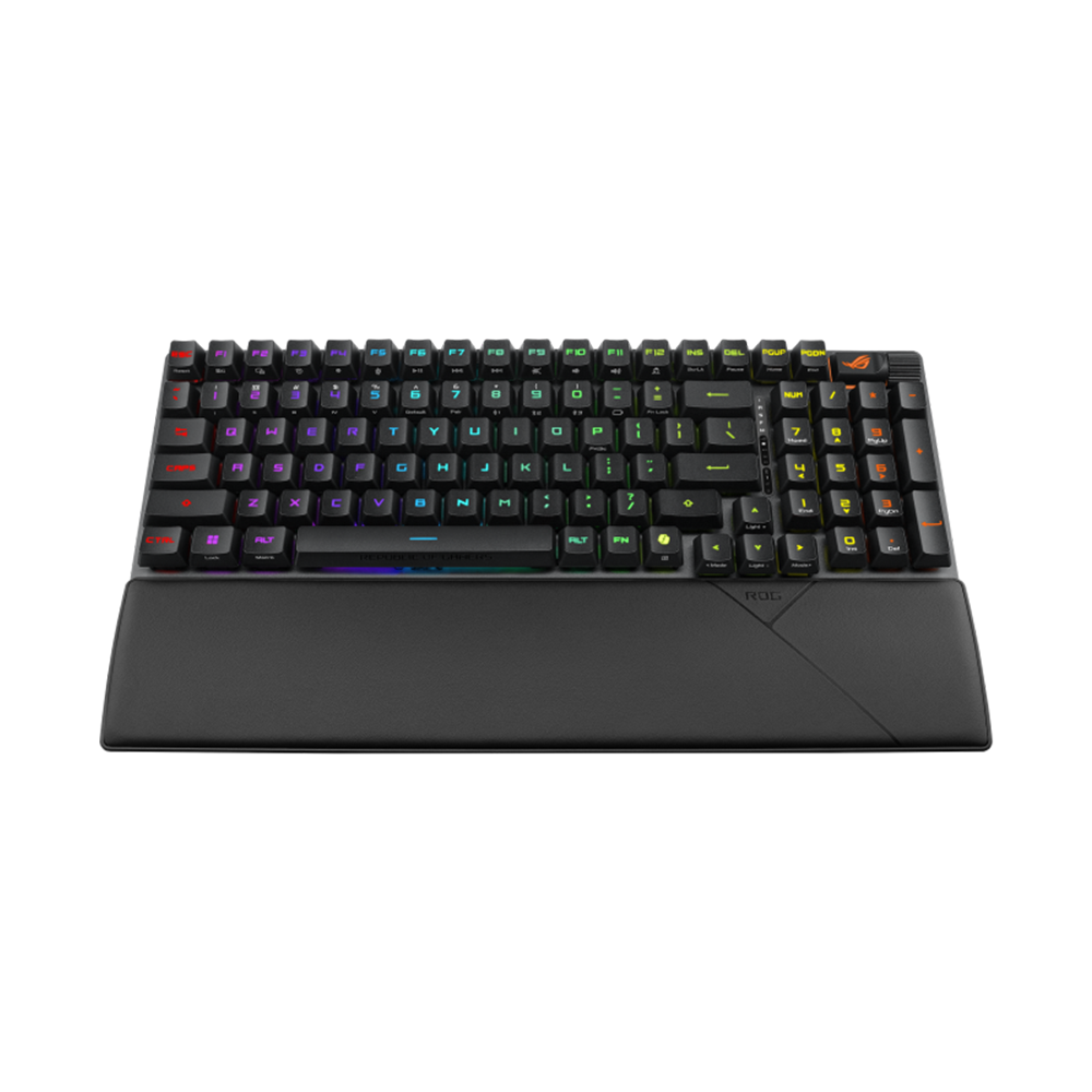 ASUS X902 SCOPE II 96 RX Wireless ABS Keycaps Gaming Keyboard Arabic - Black