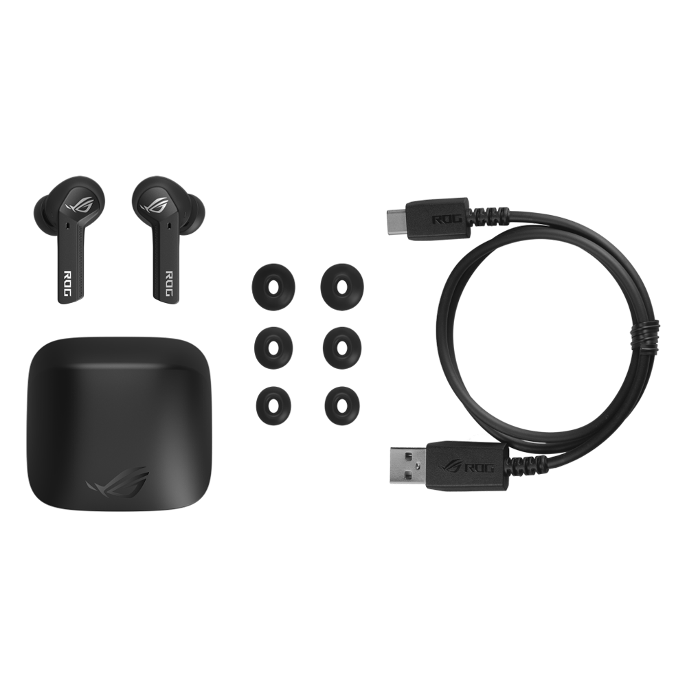ASUS ROG CETRA True Wireless Gaming In-Ear Headphones - Black