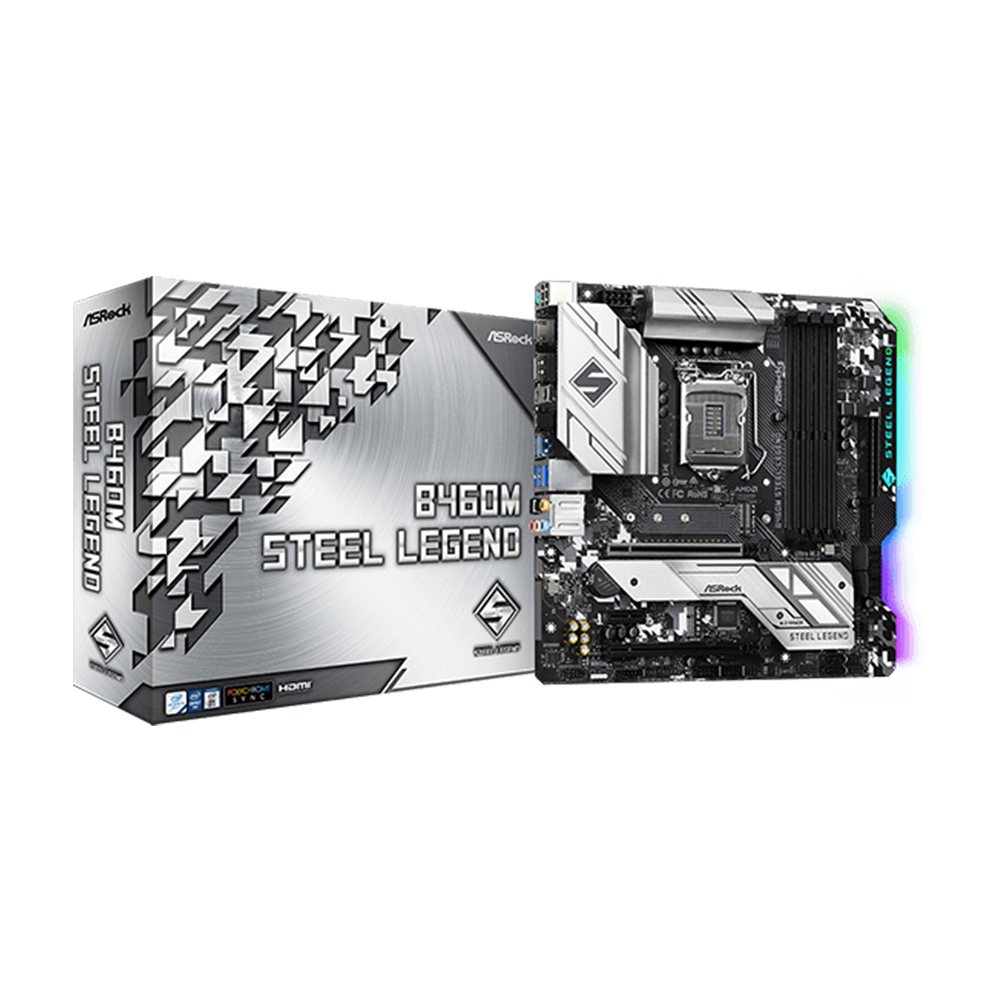 ASRock B460M Steel Legend Micro ATX Motherboard