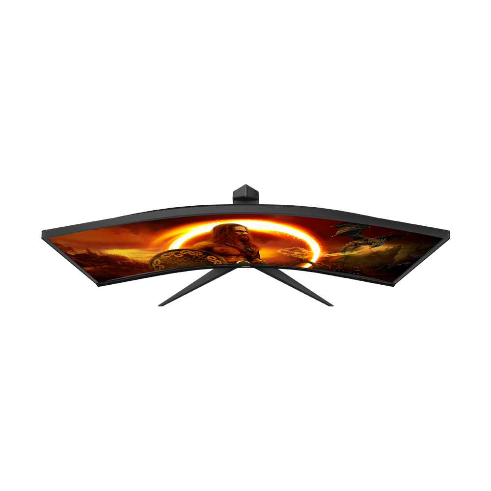 AOC CU34G2X 34 Inch 144Hz WQHD HDMI 2.0 1ms Curved Gaming Monitor - Black