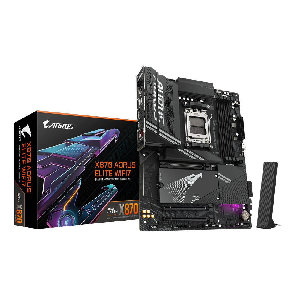 GIGABYTE X870 A ELITE WIFI7 1.1 DDR5 Motherboard - Black