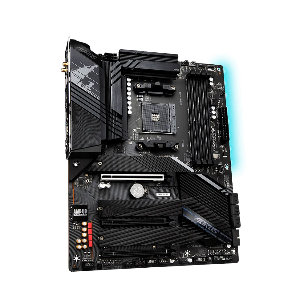 GIGABYTE X570S AORUS ELITE AX (rev. 1.1) DDR4 Motherboard - Black
