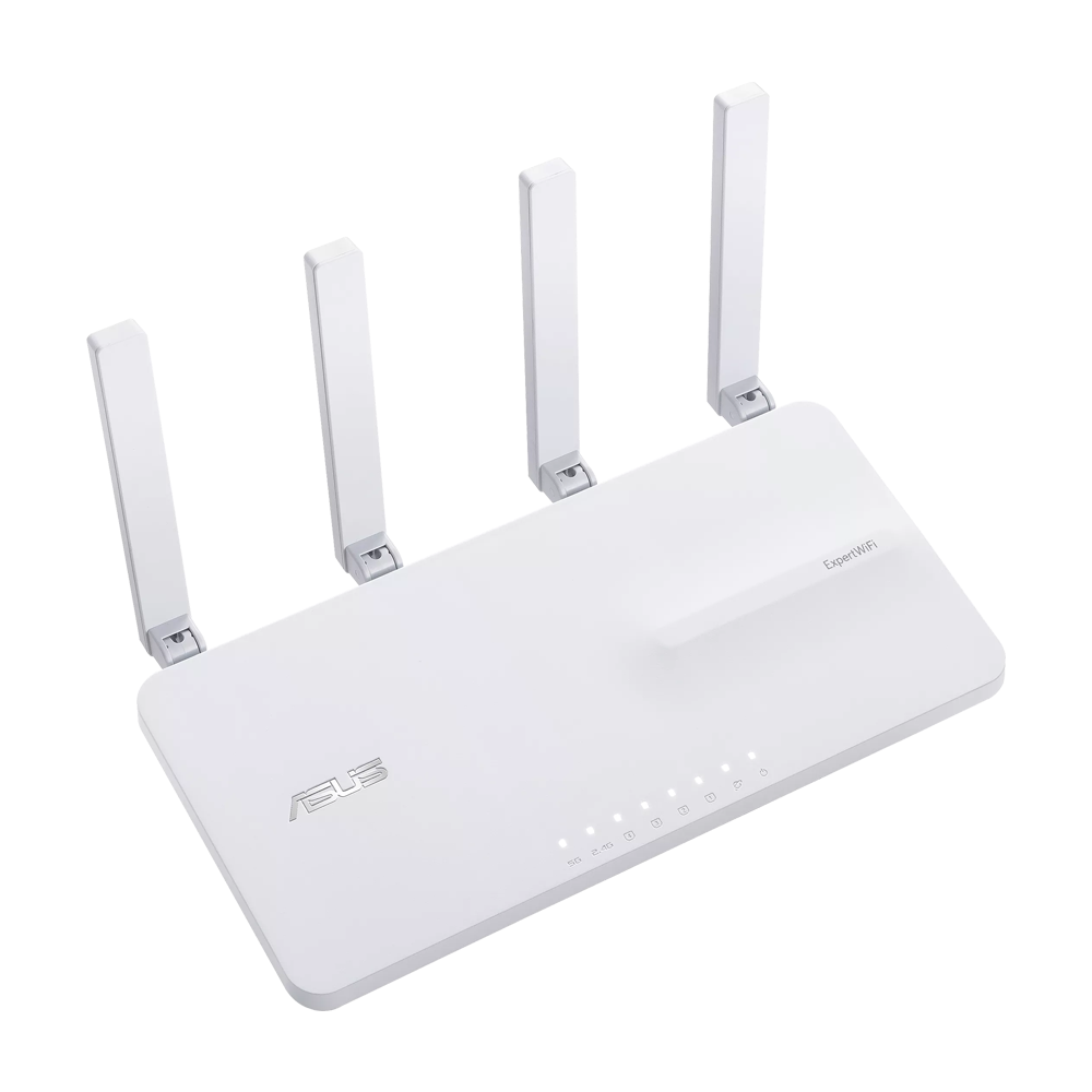 ASUS EXPERT WIFI EBR63 AX3000 Dual-Band WiFi 6 (802.11ax) AIO Access Point With Router - White