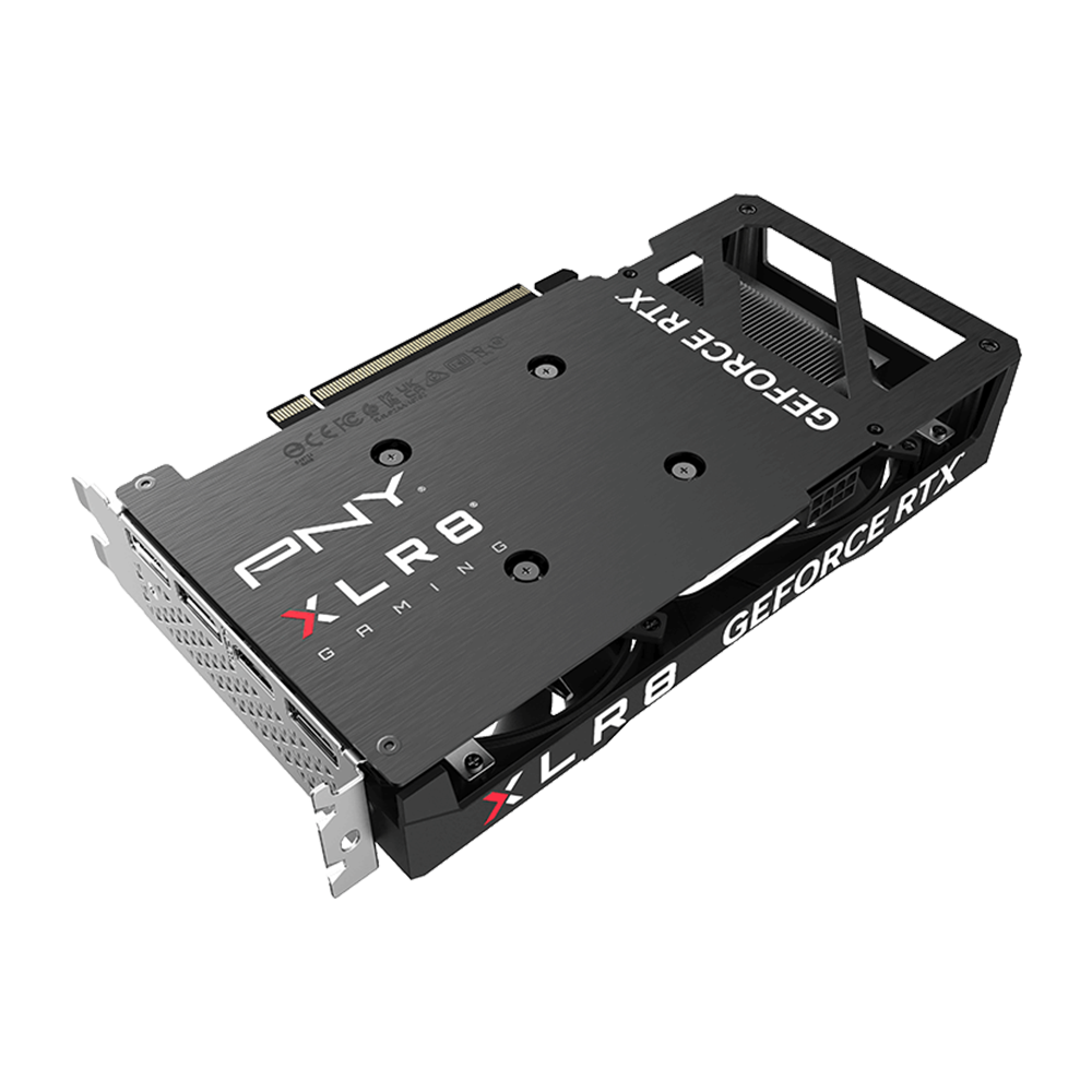 PNY Nvidia GeForce RTX 4060 8GB XLR8 Gaming VERTO Overclocked Dual Fan DLSS 3 Graphics Card - Black