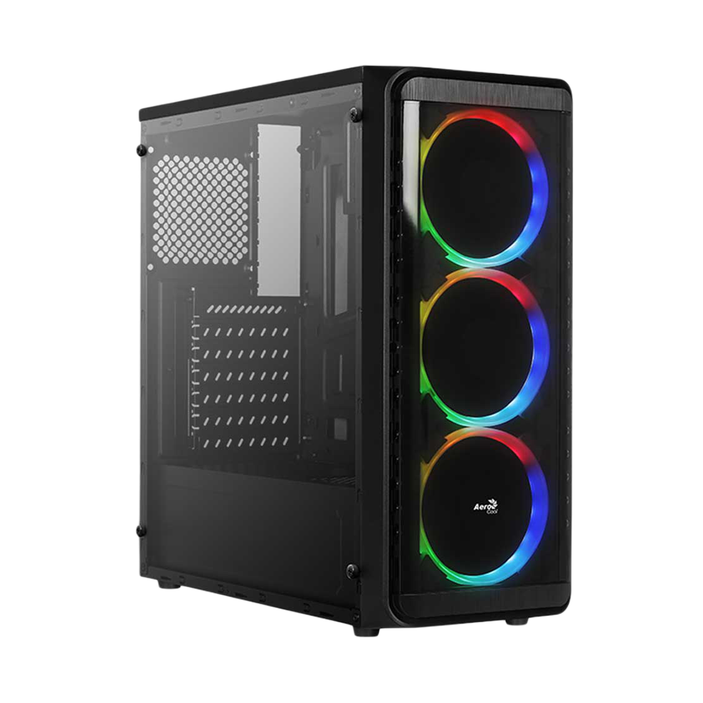 Aerocool SI-5200 ARGB Mid Tower Case - Black