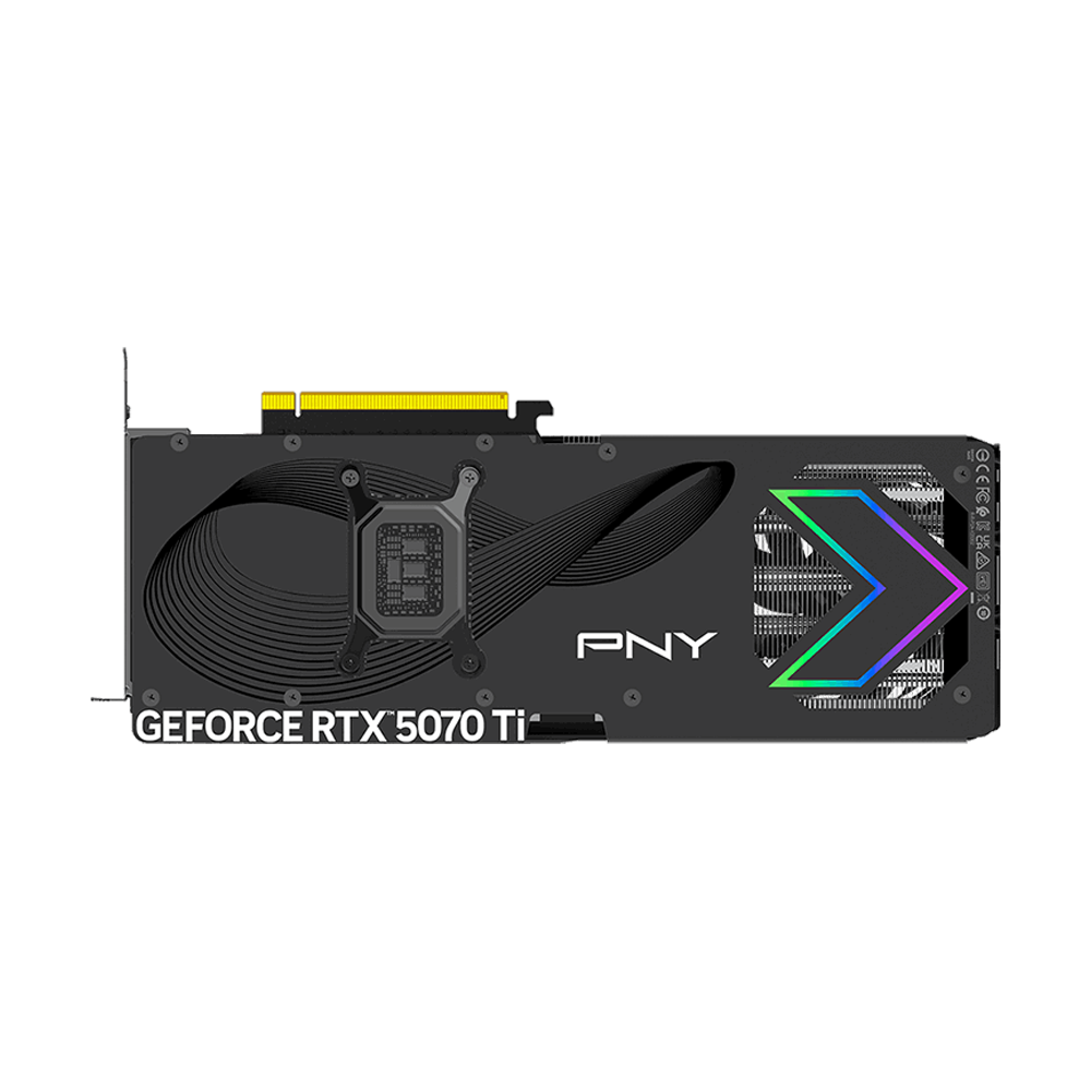 PNY ARGB EPIC-X RGB Triple Fan Nvidia GeForce RTX 5070 Ti 16GB Graphic Card - Black