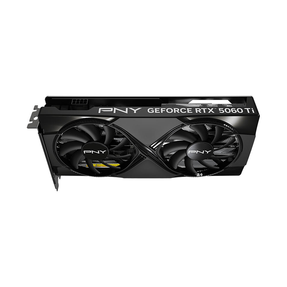 PNY Nvidia GeForce RTX 5060Ti 8GB Overclocked Dual Fan Graphics Card - Black