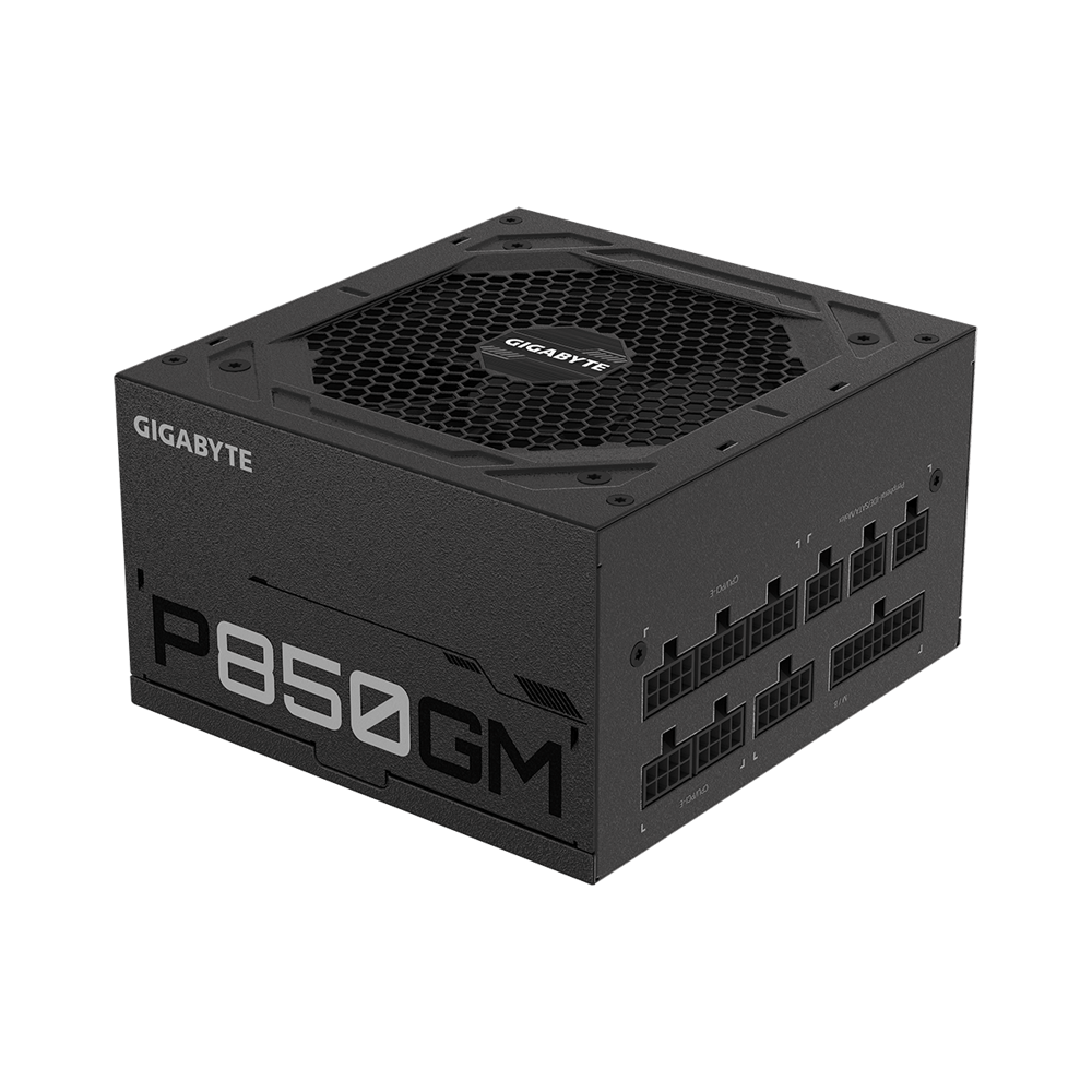 Gigabyte GP-P850GM 80 Plus Gold 850W Full Modular Power Supply Unit - Black