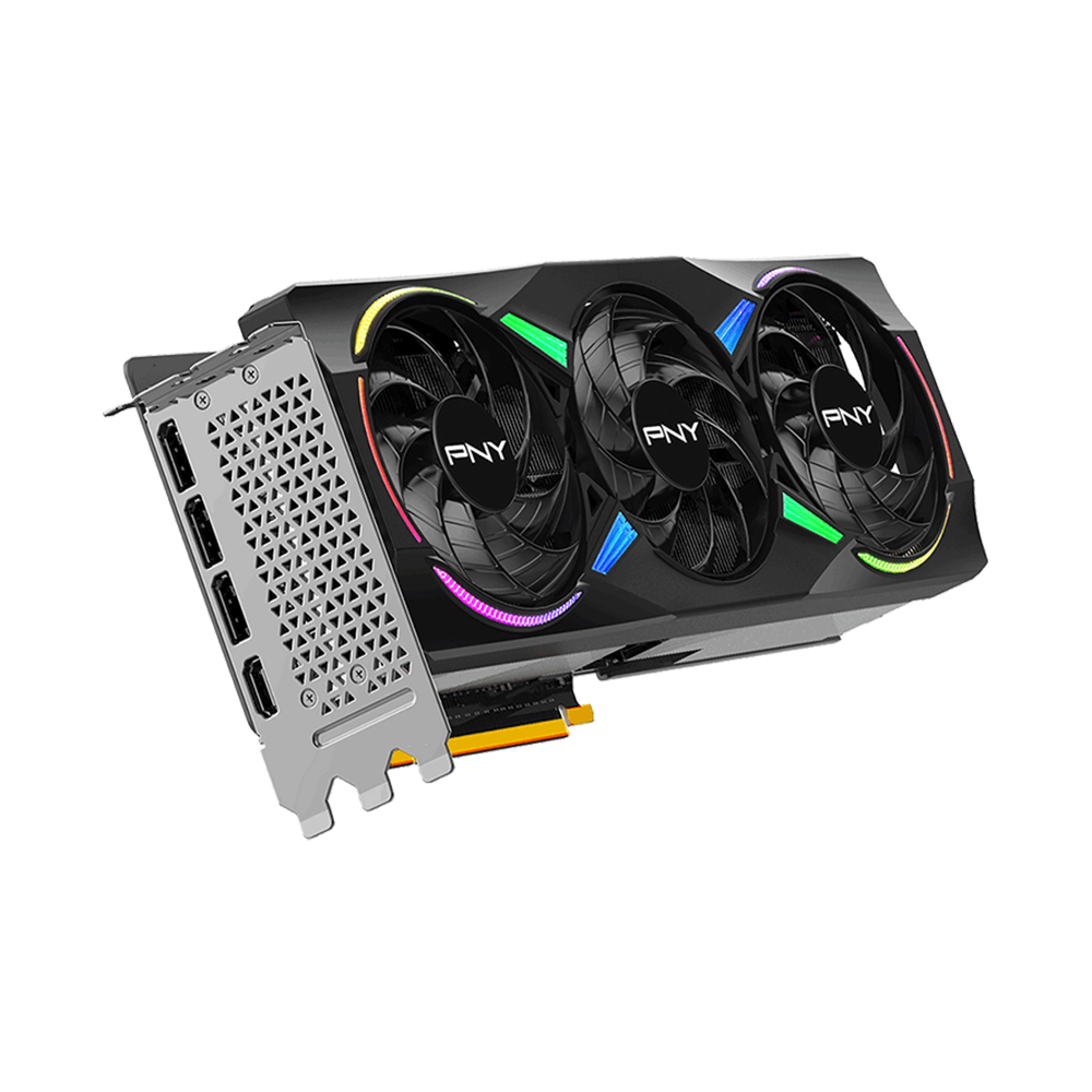 PNY Nvidia GeForce RTX 5070 Ti 16GB ARGB EPIC-X RGB Overclocked Triple Fan Graphics Card - Black