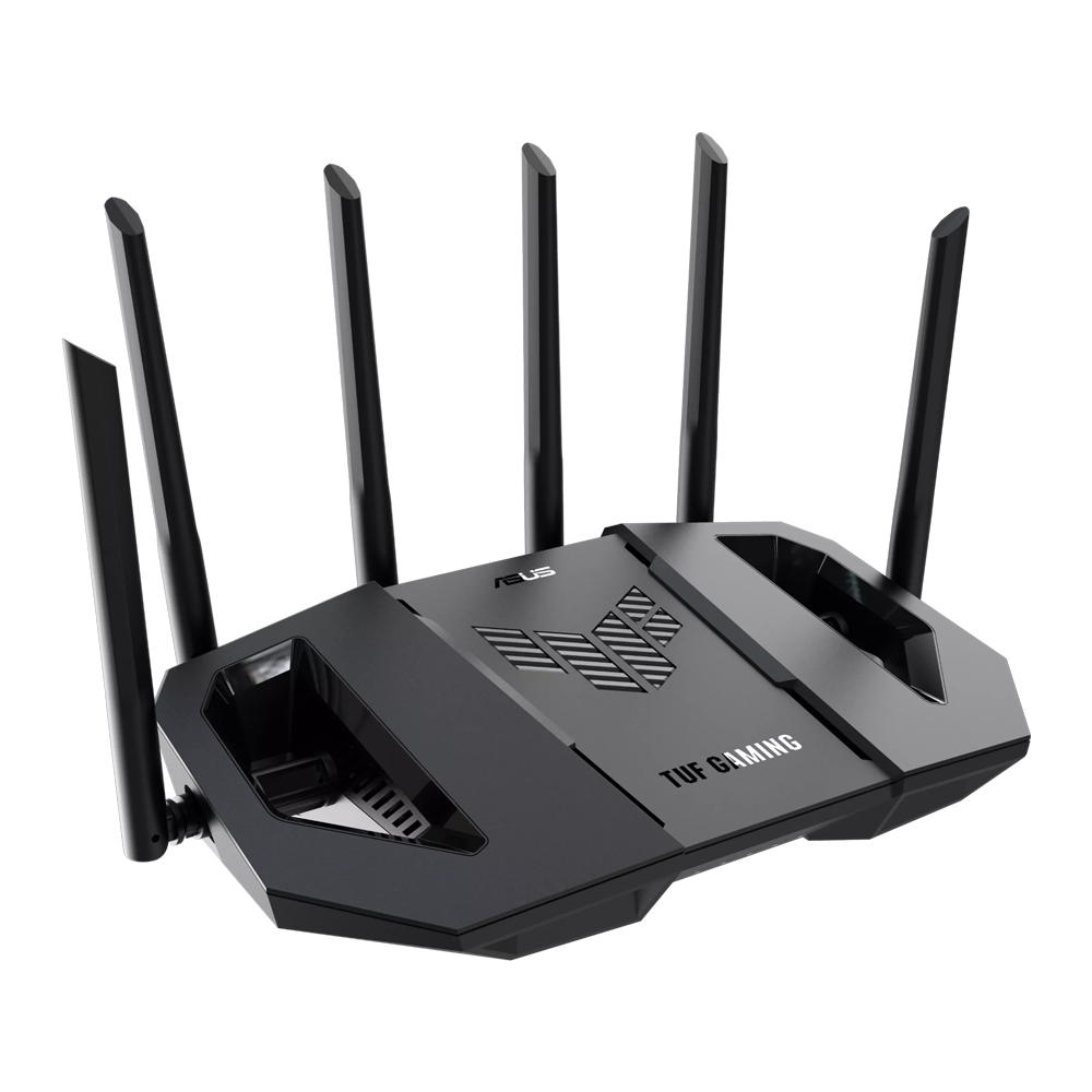 ASUS TUF Gaming BE9400 Tri Band WiFi 7 (802.11be) Extendable Gaming Router - Black