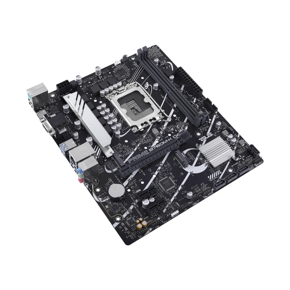 ASUS PRIME B760M-K DDR4 Motherboard - Black