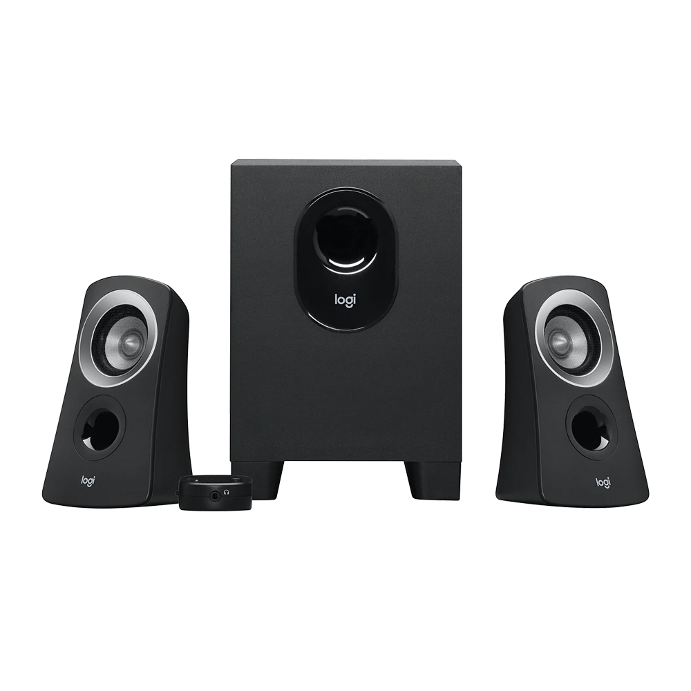 LOGITECH Z313 Speaker System With Subwoofer - Black