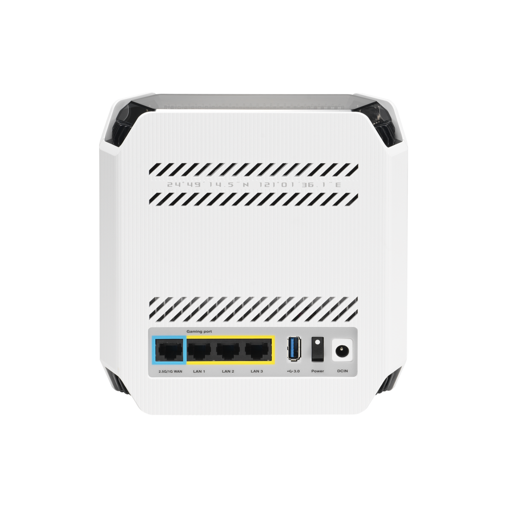 ASUS ROG Rapture GT6 Whole Home Mesh Wi-Fi 6 1-Pack System - Moonlight White