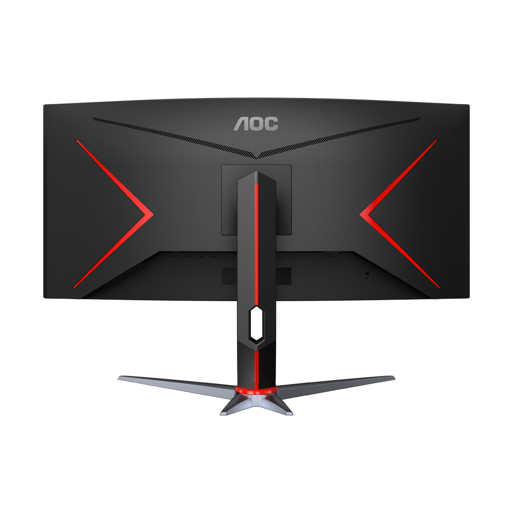 AOC CU34G2X 34 Inch 144Hz WQHD HDMI 2.0 1ms Curved Gaming Monitor - Black