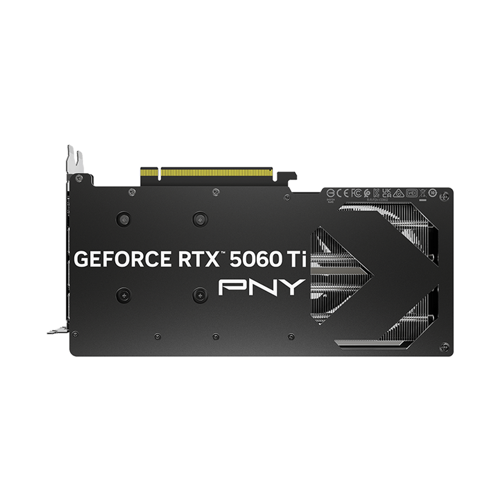 PNY Nvidia GeForce RTX 5060Ti 8GB Overclocked Dual Fan Graphics Card - Black