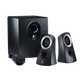 LOGITECH Z313 Speaker System With Subwoofer - Black
