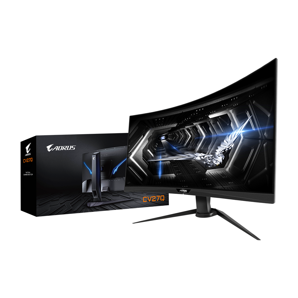 GIGABYTE AORUS CV27Q 27 Inch 2K QHD 165Hz Curved Gaming Monitor - Black