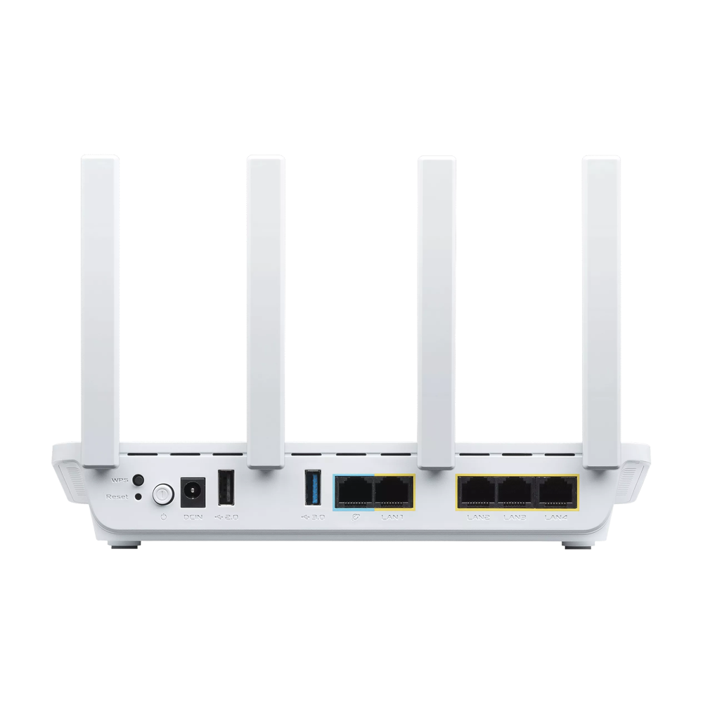 ASUS EXPERT WIFI EBR63 AX3000 Dual-Band WiFi 6 (802.11ax) AIO Access Point With Router - White