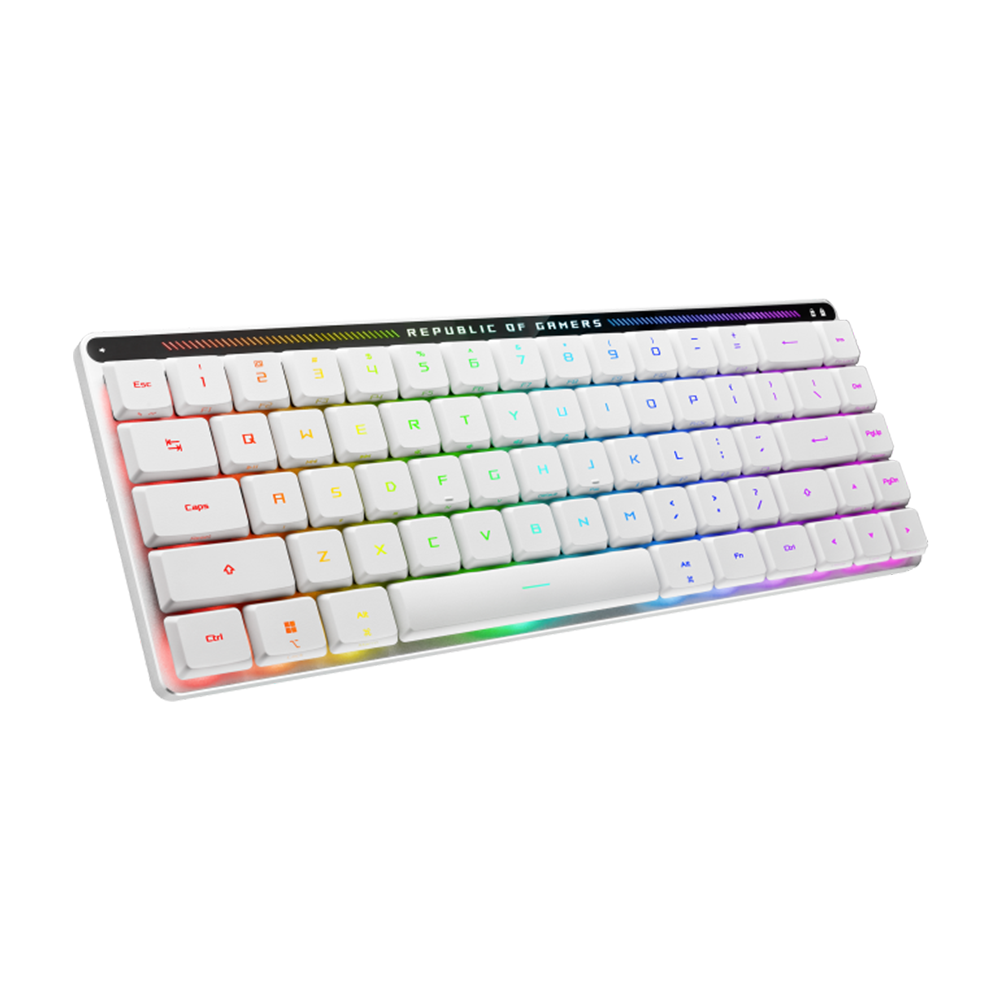 ASUS ROG FALCHION RX LP 65% Wireless Optical Mechanical Gaming Keyboard Arabic - White