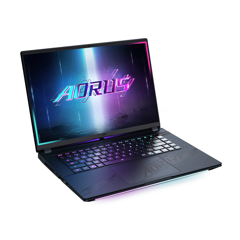 GIGABYTE AORUS MASTER 16 AM6H Gaming Laptop Black (16 Inch Ultra 9 275HX, 16GBx2 DDR5, M.2(PCIe)1TB SSD, QHD+, RTX 5090 24GB GDDR7, Wifi, Win 11 Pro, AR(RGB) KB)
