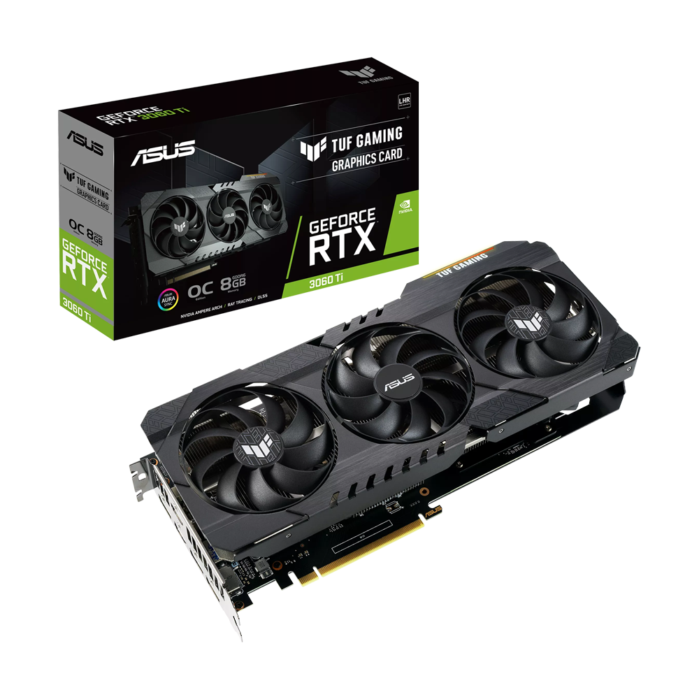 ASUS TUF Gaming GeForce RTX 3060 Ti V2 OC Edition 8GB Graphics Card