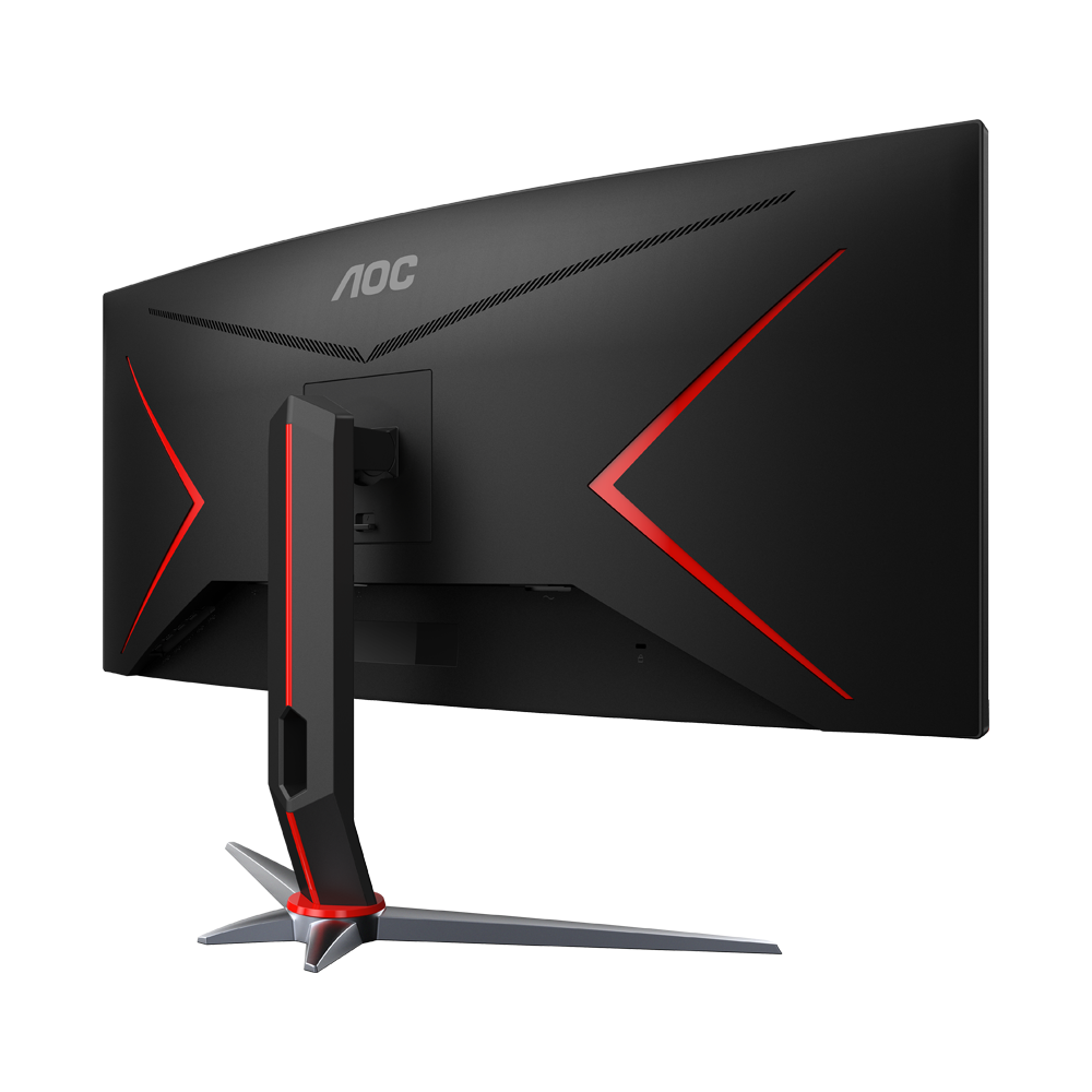 AOC CU34G2X 34 Inch 144Hz WQHD HDMI 2.0 1ms Curved Gaming Monitor - Black