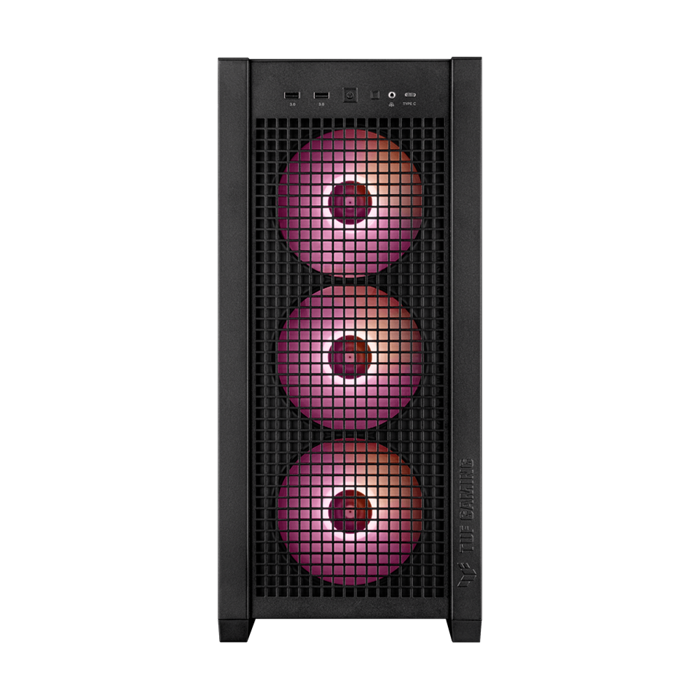 ASUS TUF Gaming GT302 ARGB ATX Mid Tower Case - Black