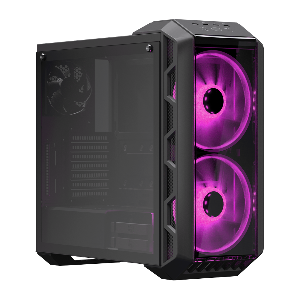 Cooler Master MasterCase H500 ARGB Mid Tower Case - Black