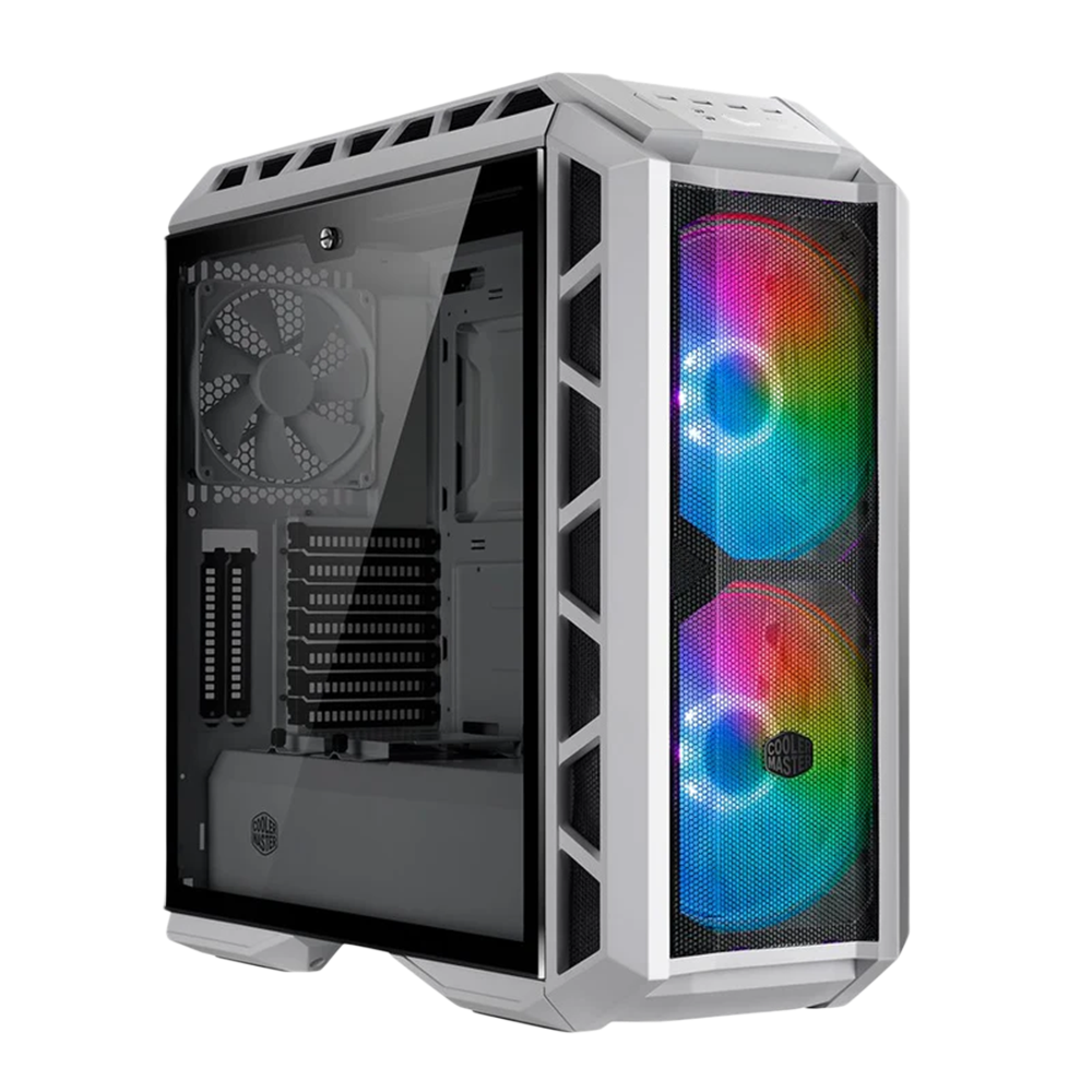 Cooler Master Master Case H500P ARGB Mesh Mid Tower Case - White