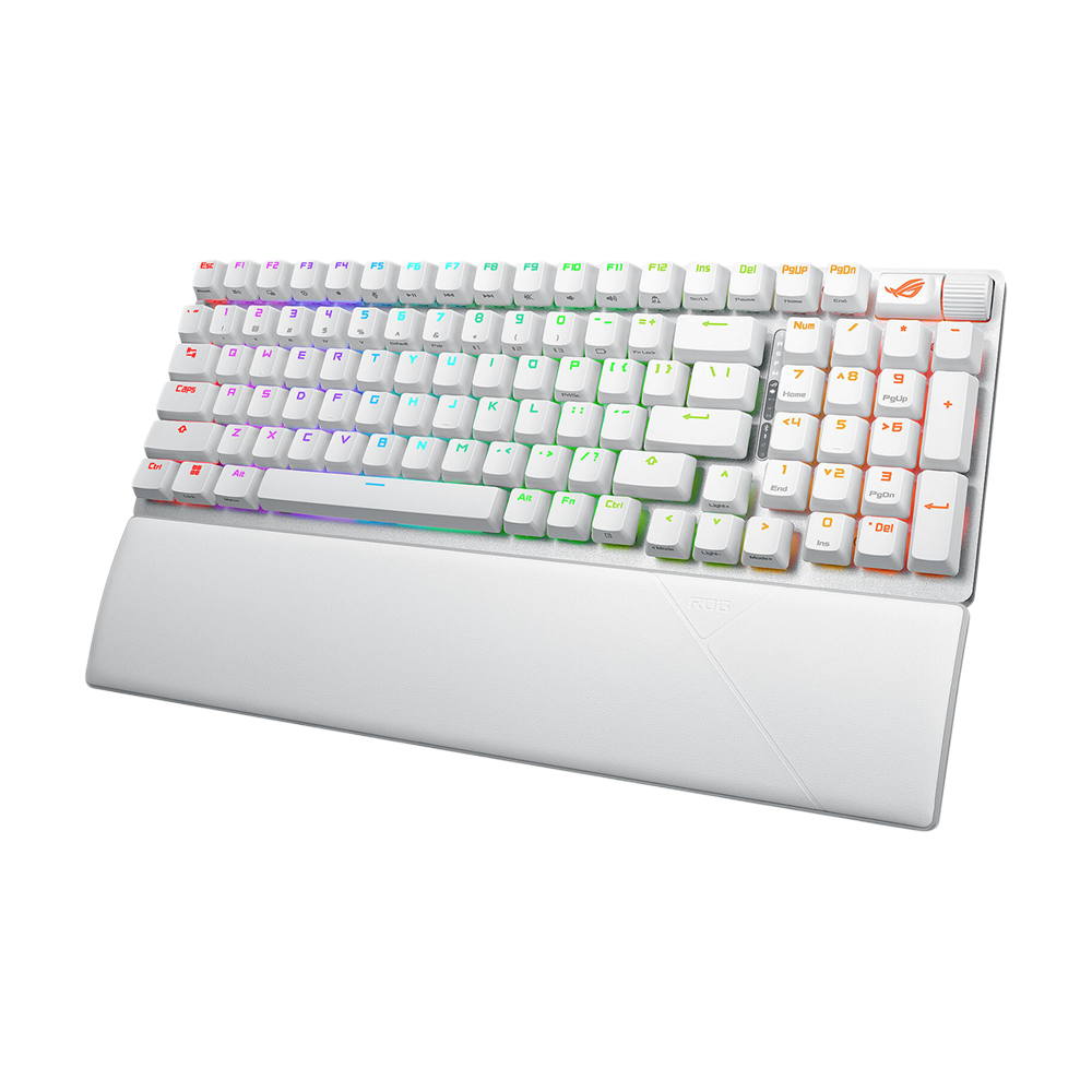 ASUS ROG STRIX SCOPE II RGB Wireless Mechanical Gaming Keyboard Arabic - White