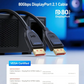 Cable Matters 1m/3.3ft DisplayPort 2.1 DP80 Cable VESA Certified