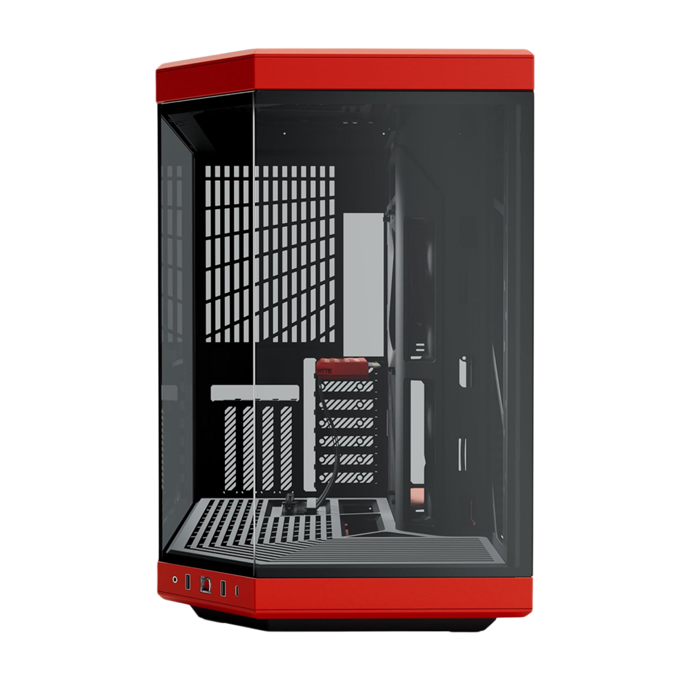HYTE Y70 Standard Edition Case Without Fans - Black/Red